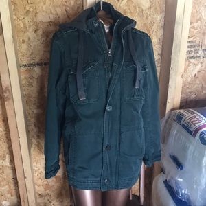 NWT Thick quilted utility jacket